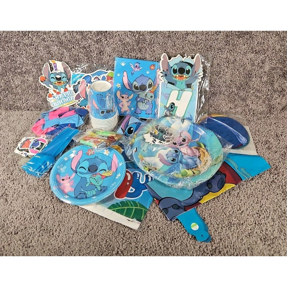 Lilo And Stitch Party Set. 100+ Pcs.